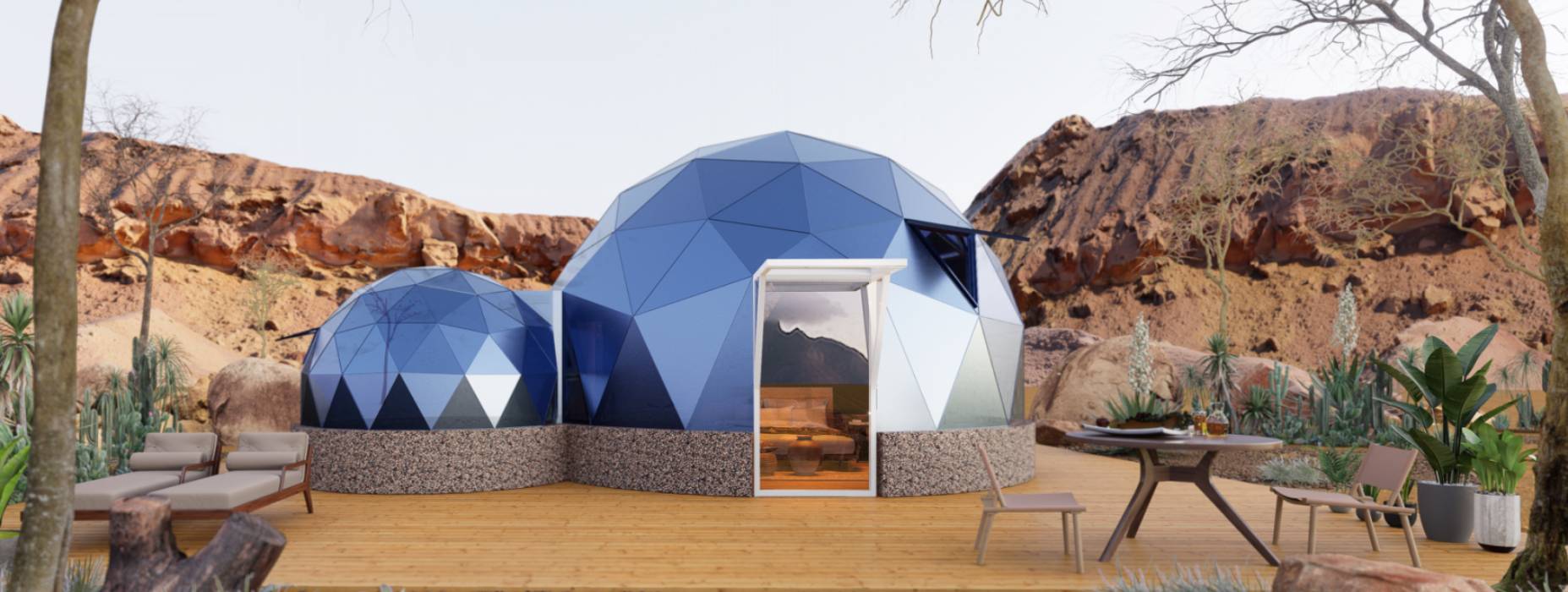 清城区球形智能光伏玻璃星空房